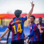 Ybarra rescata al Barça Atlètic sobre la bocina ante la SD Logroñés (1-0)